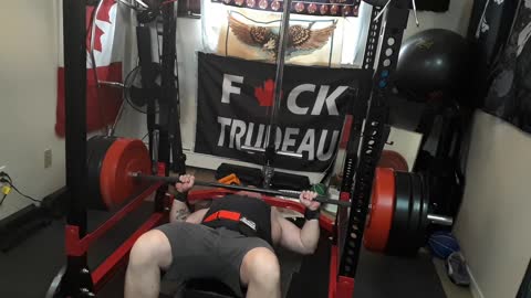 old man pushes a PR of 310lbs