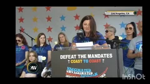 COVID-19 Vaccine Injured People Speak At Defeat The Mandates LA