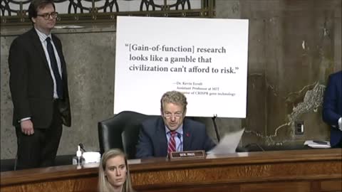 Dr. Rand Paul Questions Dr. Fauci on Gain of Function Research Nov 4, 2021 (Full)