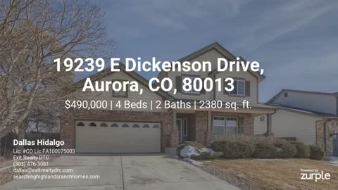 9239 E Dickenson Drive, Aurora, CO, 80013