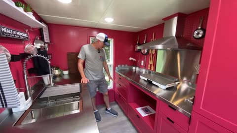 Custom Tiny Home with Huge Kitchen in the Gooseneck