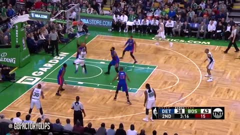 Isaiah Thomas DROPS 41 Points vs Pistons, Alley-Oop to Al Horford