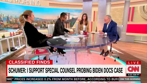 Don Lemon Presses Sen. Chuck Schumer On His Reaction To Biden Documents Versus Trump's