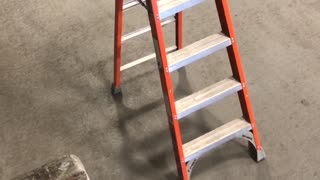 Ladder Walks Away by Itself