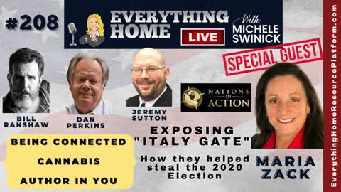 208 LIVE: Connection, Cannabis, Author In You + MARIA ZACK –NEVER HEARD FACTS - ITALY ELECTION STEAL