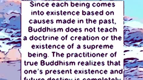 Does Buddhism Teach the Existence od. Supreme Being or God