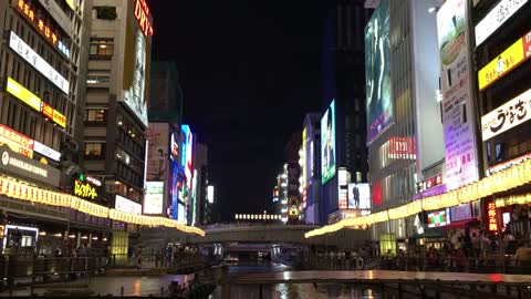Osaka cruise night tour