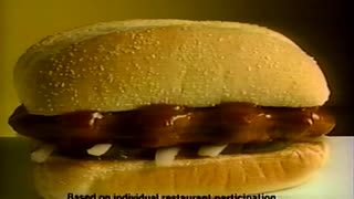 July 11, 1989 - The Return of the McRib Sandwich
