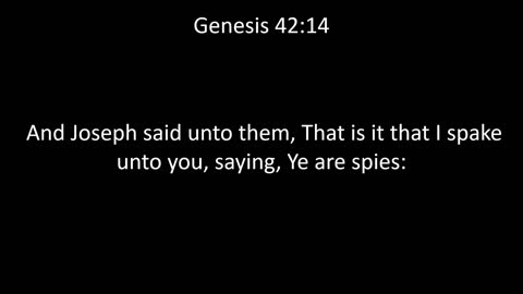KJV Bible Genesis Chapter 42