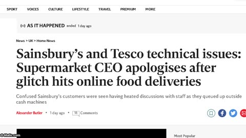 Sainsburys Outage shows why we must retain cash