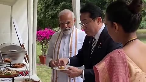 Trending news When_PM_Modi___Japan_PM_Fumio_Kishida_had_#Golgappa