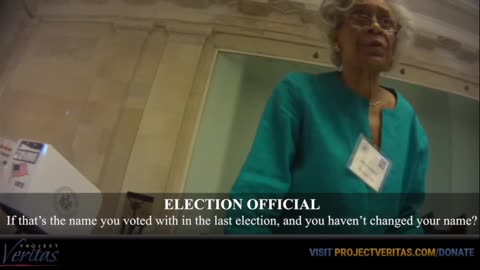 PROJECT VERITAS - UNDERCOVER VOTER WITH BURKA