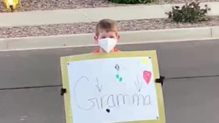 Cute Quarantine Birthday Surprise while Grandma Battles with MS