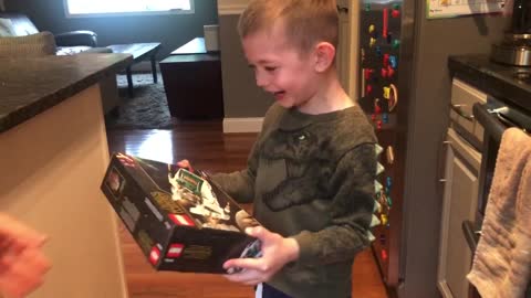 Quarantine toy surprise sends little boy over the edge with joy