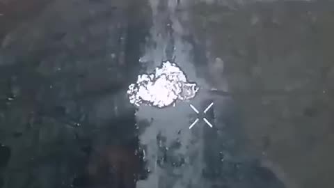 👀💥 A Russian armored car with a landing party is blown up on a mine barrier of