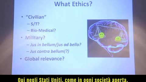 Il cervello è il campo di battaglia del futuro - 3 Parte - James Giordano - 18 Settembre 2018