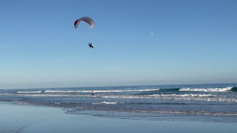 Powered Paragliding at Wrightsville Beach, NC