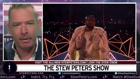 Stew Peters Reacts To Satanic Super Bowl, Ice Spice Flashes DEVIL HORNS & Upside Down Cross