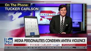 Tucker discusses protesters outside his house