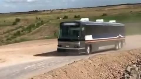 Bus Carrying Illegal Aliens Into US From Border In Texas