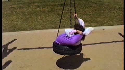 Older Woman Is Human Pretzel All Over Playground