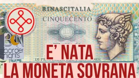 E' NATA LA MONETA SOVRANA: GIAMBATTISTA NIGRO