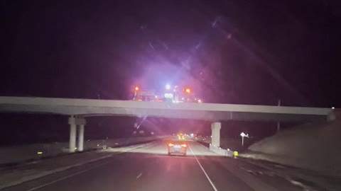 American freedom convoy South Dakota Fire Department shows up in the middle of the night