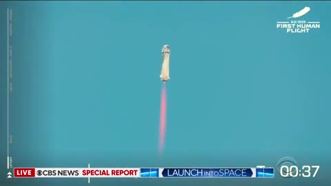 Jeff Bezos Launches Into Space With Blue Origin Crew