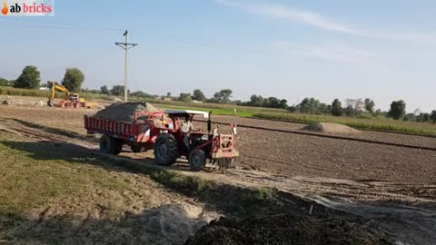 Loading tractor