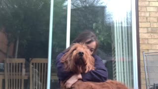 Pup Interrupts Yoga Practice