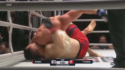 US Sports Martial Arts Featuring: Heavyweight Beatdown 😳 Ben Tynan vs. Kang Ji Won
