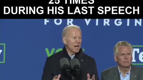Biden mentions Trump 25 times during his last speech
