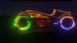 TRON INSPIRED LIGHT CYCLE