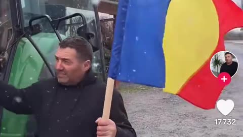 🚜🇩🇪 Rumänien joins German Farmer Protest