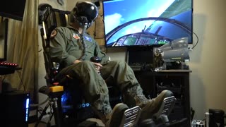 DOF Reality P6 + DogfightBoss MK14 Ejection seat with Digital Combat Simulator