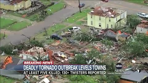 Deadly tornado outbreak levels towns in heartland