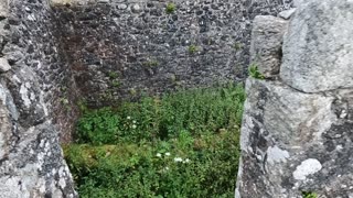 Abandoned ruins of an old settlement