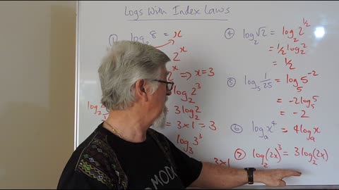 Math Logs 09 With Index Laws Mostly Years/Grade 10, 11 and 12 Academic Courses Logarithms