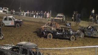 Full Size grant county Kentucky Demolition derby 4/07/12