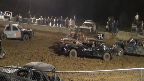 Full Size grant county Kentucky Demolition derby 4/07/12