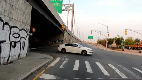 Driving Thru from Brooklyn to Queen's NYC New York City KOSCIUSZKO BRIDGE (09-2021)