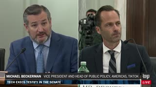 Ted Cruz HAMMERS TikTok Exec For Avoiding Question On Their Relationship With China