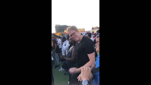 Gary Busey Enjoying M.O.P at Hip Hop Concert.