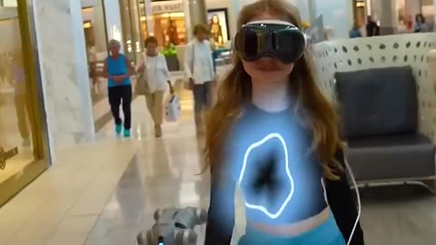 Nastya and virtual reality