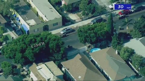 Armed Suspect 🚔🚐Police Chase, 🚁🚁2 LAPD Airships