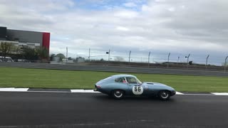 Jaguar E-Type at Silverstone