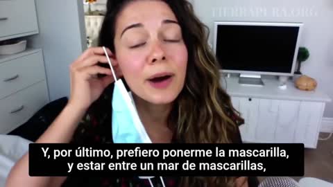 “La mascarillas de la obediencia”: la parodia de una YOUTUBER sobre el control de los gobiernos