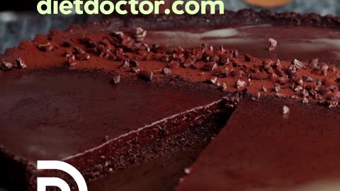 1-Min Recipe • Low-carb chocolate tart