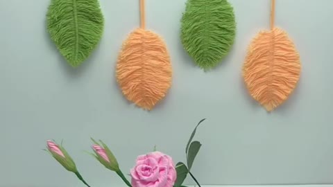 Here comes the wool leaf tutorial
