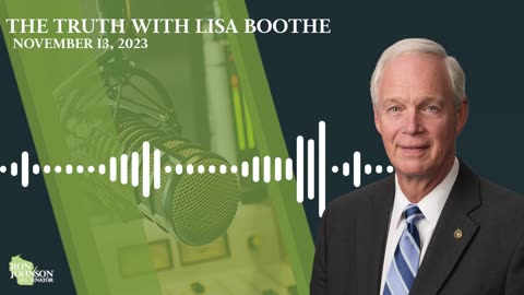 Sen. Johnson on The Truth with Lisa Boothe 11.13.23